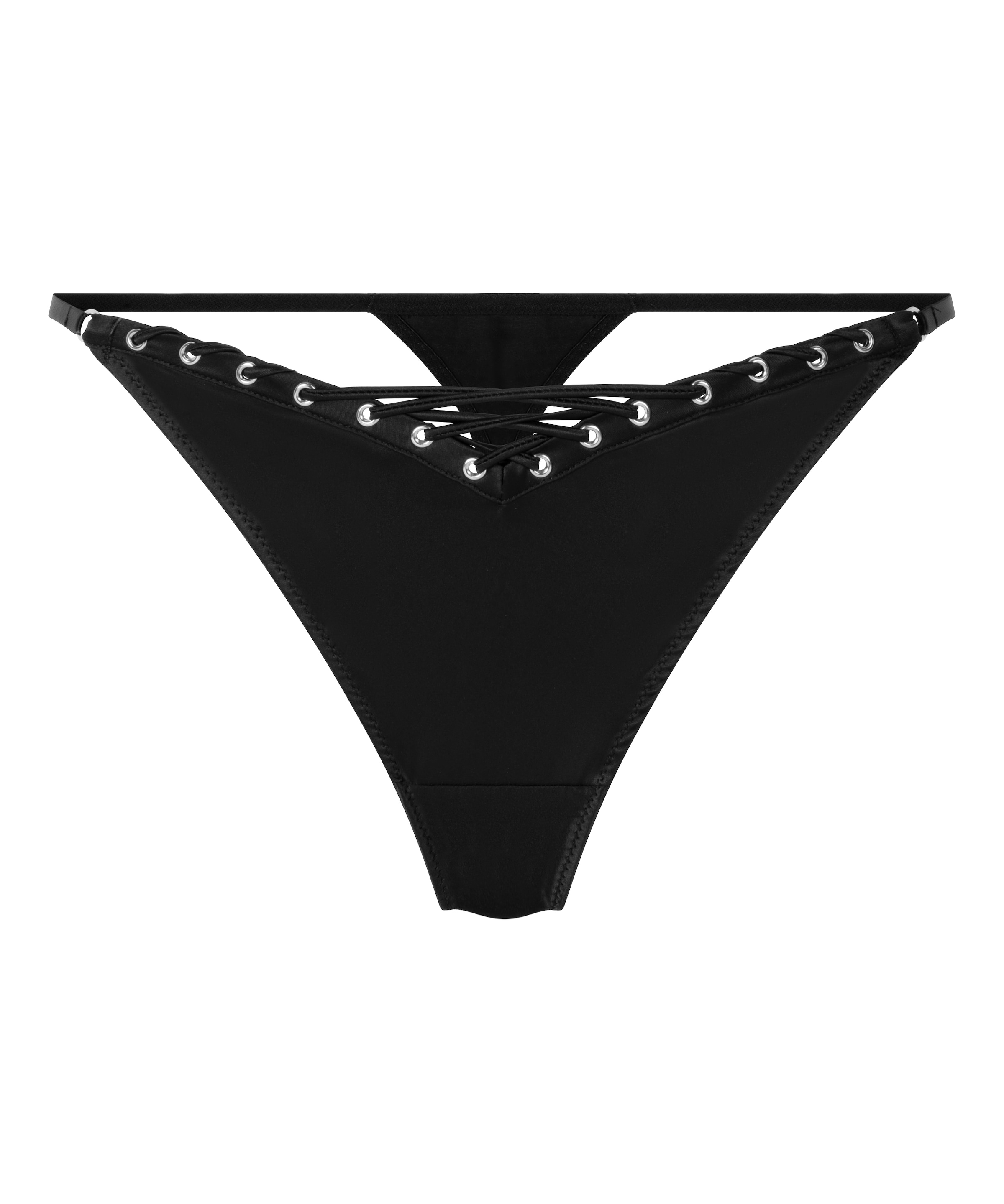 Hunkemöller String 'Pina' in Black: front
