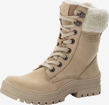 CAMEL ACTIVE Schnürstiefel in Beige: predná strana