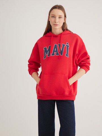 Mavi Sweatshirt in Rot: Vorderseite