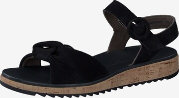 Paul Green Sandals in Black: front