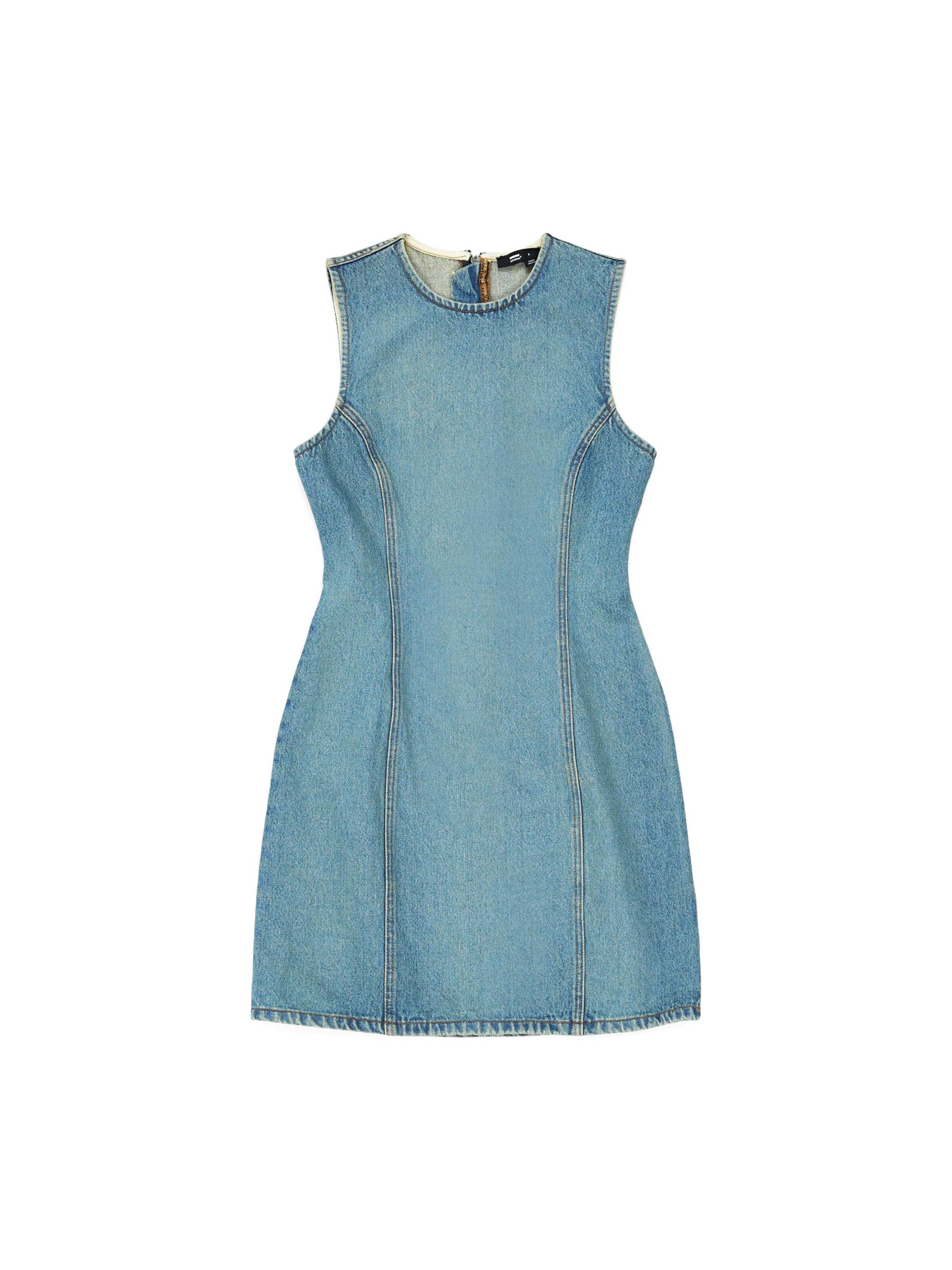 Dr. Denim Jurk 'Calista Dress' in Blauw: voorkant