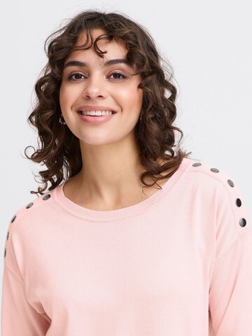 Fransa Shirt ' FRZUBASIC 114 Pullover' in Pink