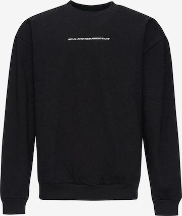 Multiply Apparel Sweatshirt in Black: front