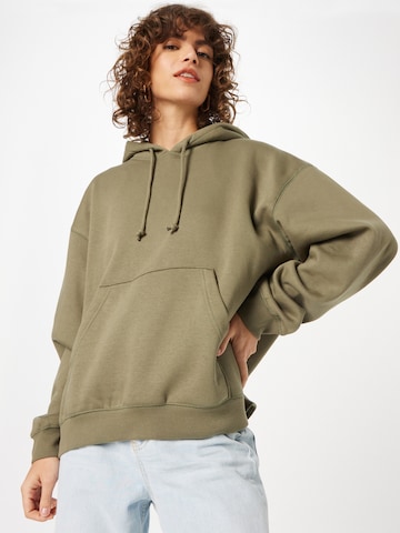 WEEKDAY Sweatshirt in Groen: voorkant