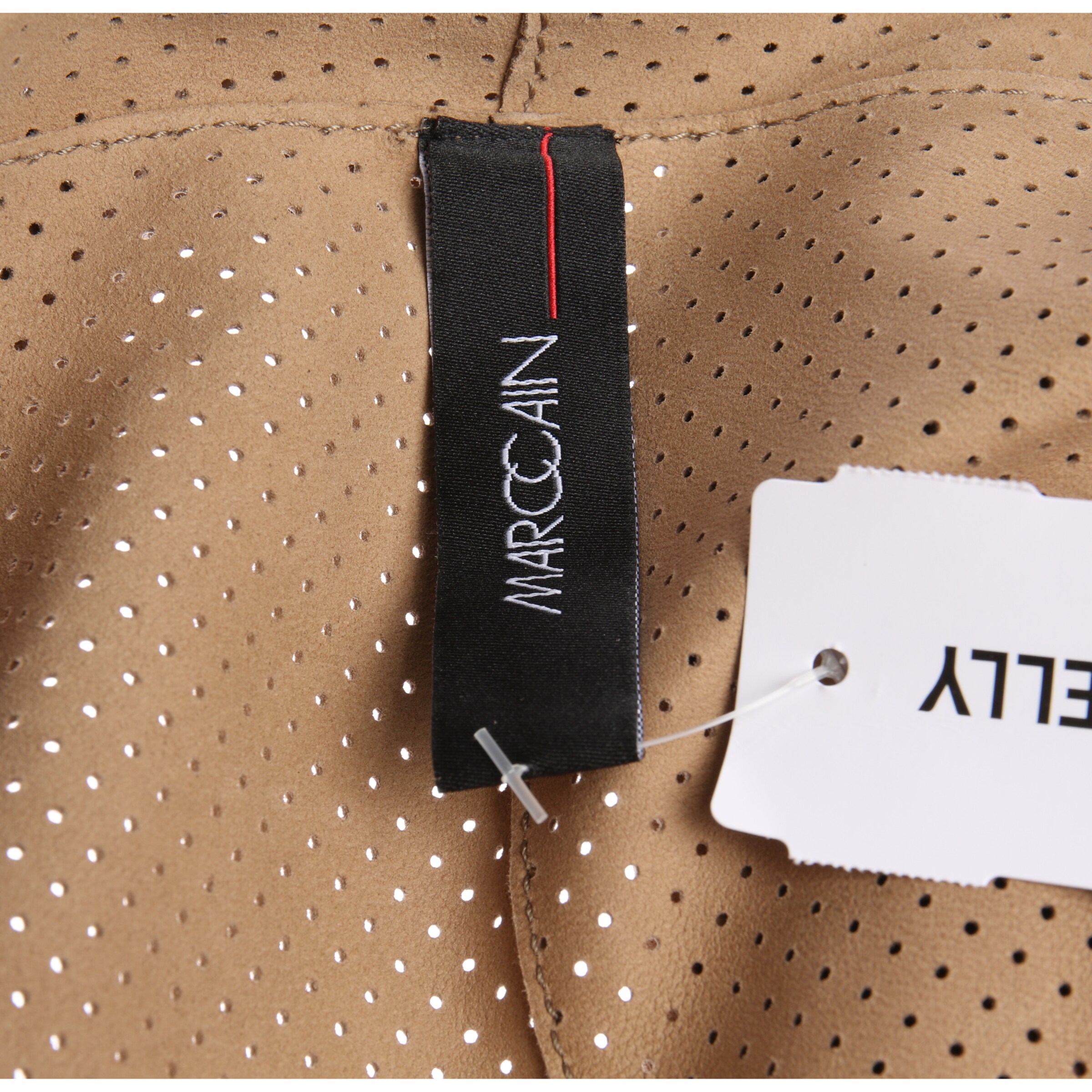 Marc Cain Lederjacke / Ledermantel L in Braun