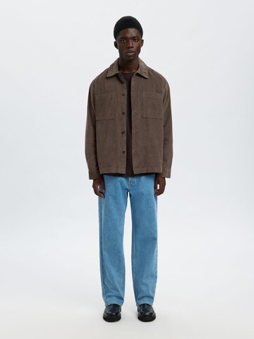 SELECTED Jacke 'SLHRegtate' in Braun