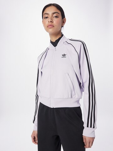 ADIDAS ORIGINALS Sweatjacke 'Always Original Sst' in Lila: Vorderseite