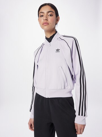 Giacca di felpa 'Always Original Sst' di ADIDAS ORIGINALS in lilla: frontale