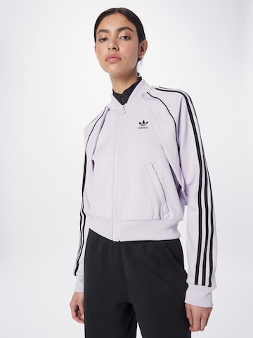 ADIDAS ORIGINALS Sweat jacket 'Always Original Sst' in Purple: front