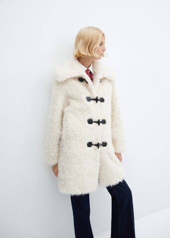 MANGO Between-Seasons Coat 'Keratin' in White