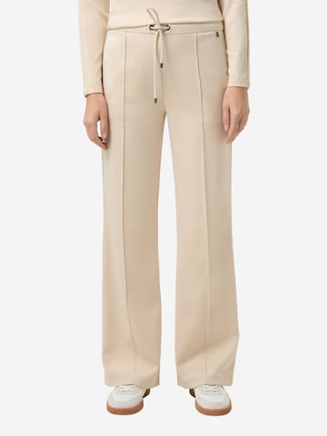 BOGNER Regular Pleated Pants 'Noemi' in Beige: front