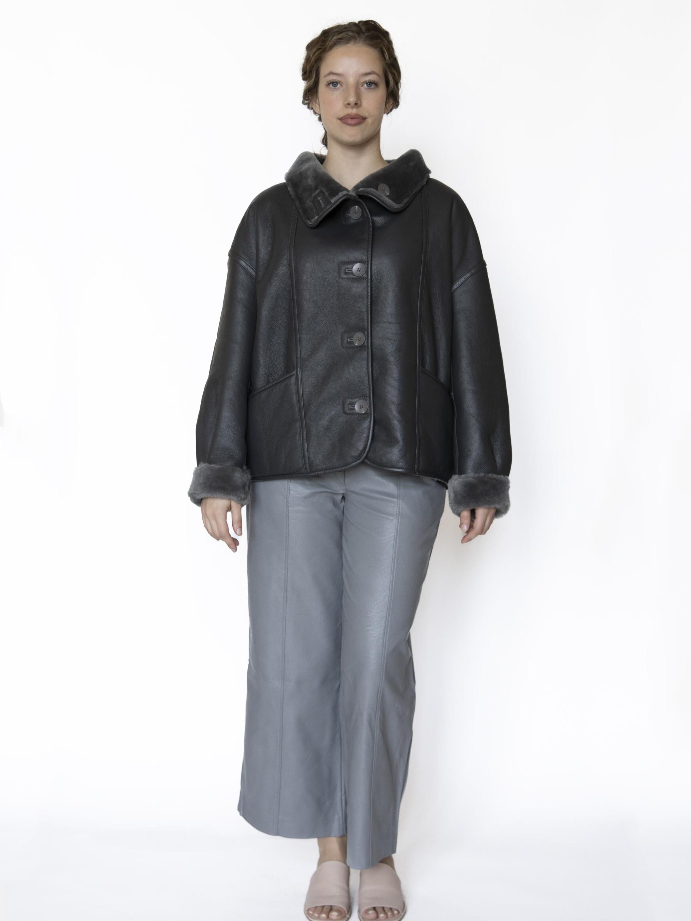 Just things we like - Chaqueta de invierno 'KIKU Reversible Shearling Jacket' en gris