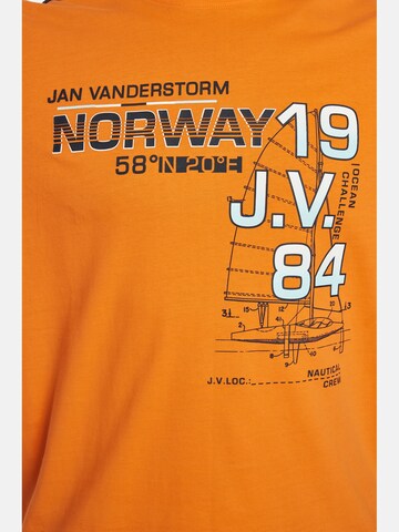 T-Shirt ' Bertuli ' Jan Vanderstorm en orange