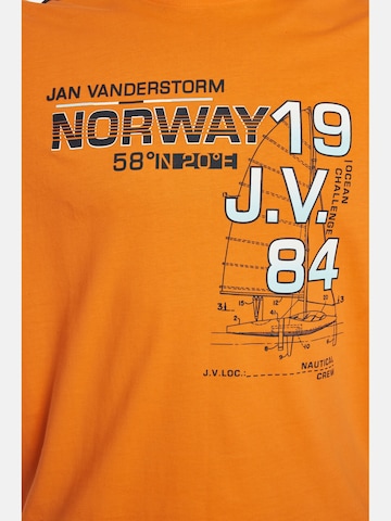 T-Shirt ' Bertuli ' Jan Vanderstorm en orange