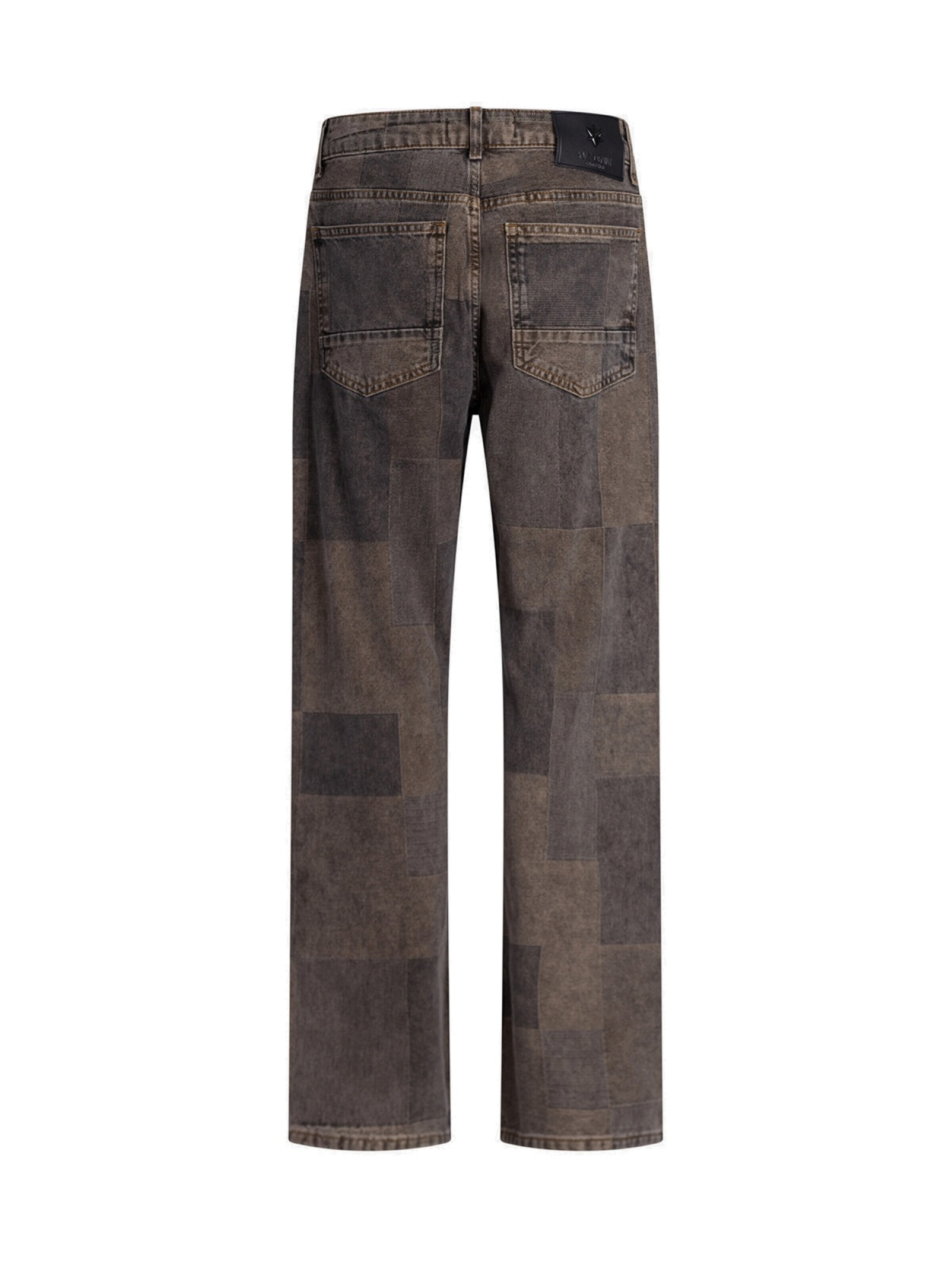 YVZ Denim Baggy Jeans 'Saturn' in Brown