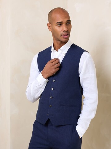 Next Anzugweste in Blau: Vorderseite