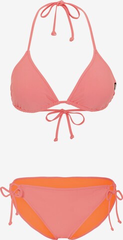 CHIEMSEE Triangle Bikini in Pink: front