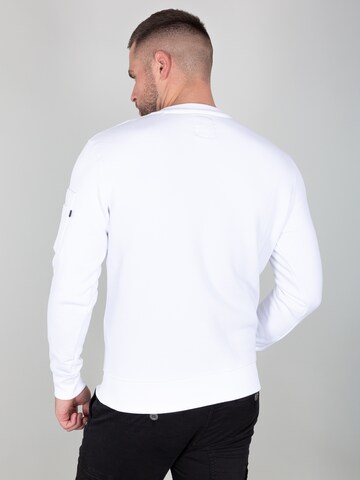 Sweat-shirt ALPHA INDUSTRIES en blanc