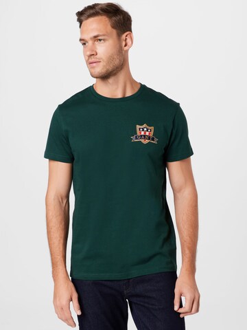 GANT Shirt in Groen: voorkant