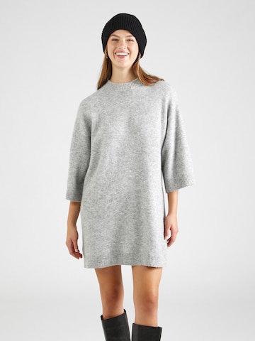 DRYKORN Knitted dress 'Limava' in Grey: front
