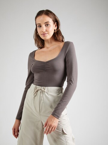 ONLY Shirt 'ONLFifi' in Grau: Vorderseite