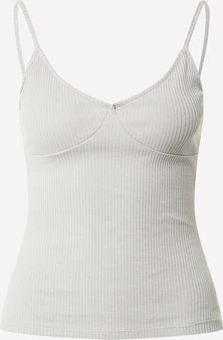 Liz Kaeber Knitted Top in Grey: front