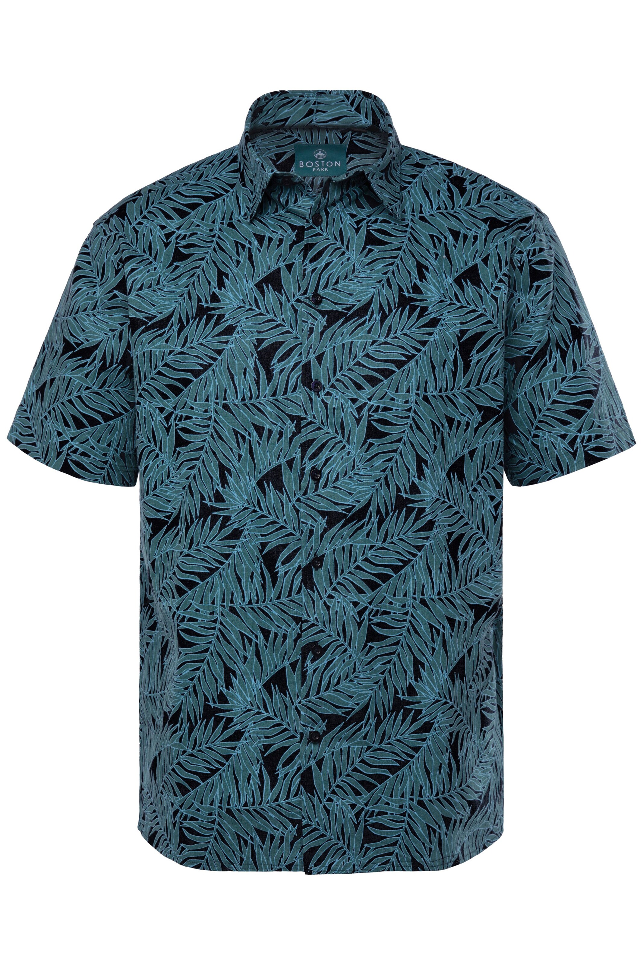 Boston Park Comfort fit Overhemd in Blauw: voorkant