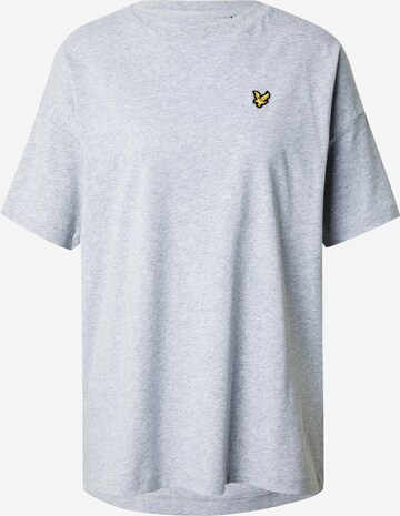 Lyle & Scott Oversize tričko - Sivá: predná strana