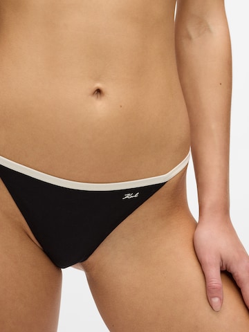 Karl Lagerfeld String bugyik - fekete