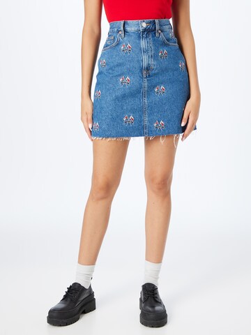 Tommy Jeans Skirt in Blue: front