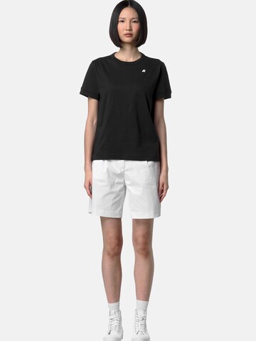 K-Way Koszulka 'K-WAY EMEL JERSEY T-SHIRT T-Shirt e Polo' w kolorze czarny: przód