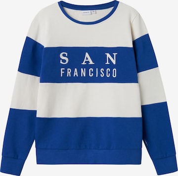 NAME IT Sweatshirt i blå: forside