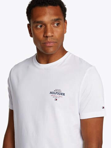 balta TOMMY HILFIGER Marškinėliai 'ALL AMERICAN'