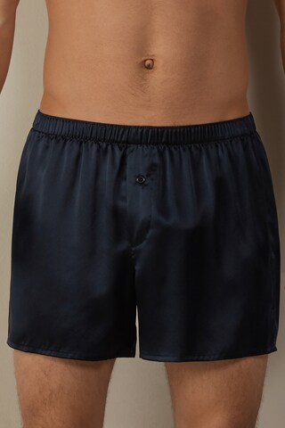 Men's Black Silk Boxer Shorts