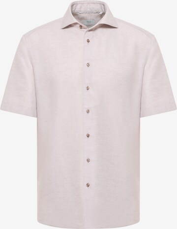 ETERNA Button Up Shirt in Beige: front