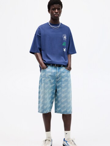 T-Shirt Pull&Bear en bleu