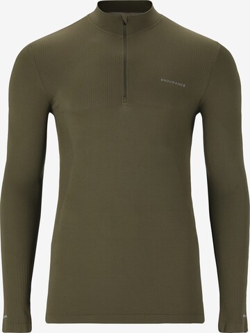 ENDURANCE Performance Shirt 'Jaro' in Green: front