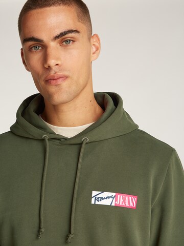 Tommy Jeans Mikina - Zelená