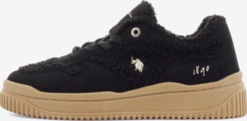 Baskets basses 'Amber' US POLO ASSN. en noir : devant