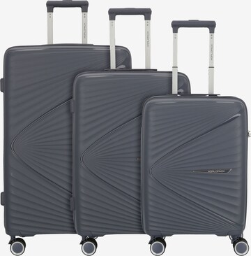 Set di valigie 'Vegas' di Worldpack in grigio: frontale