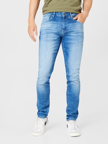 Cars Jeans - Slimfit Calças de ganga 'Bates' em azul: frente