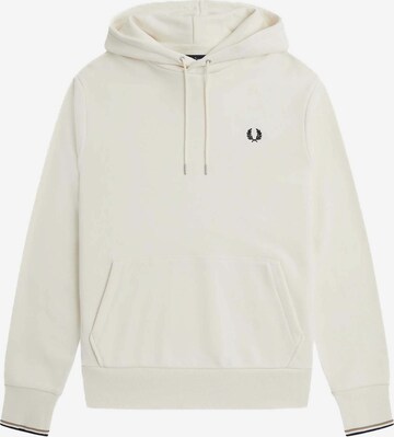 Sweat-shirt Fred Perry en blanc : devant