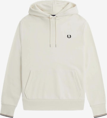 Fred Perry Sweatshirt in White: front