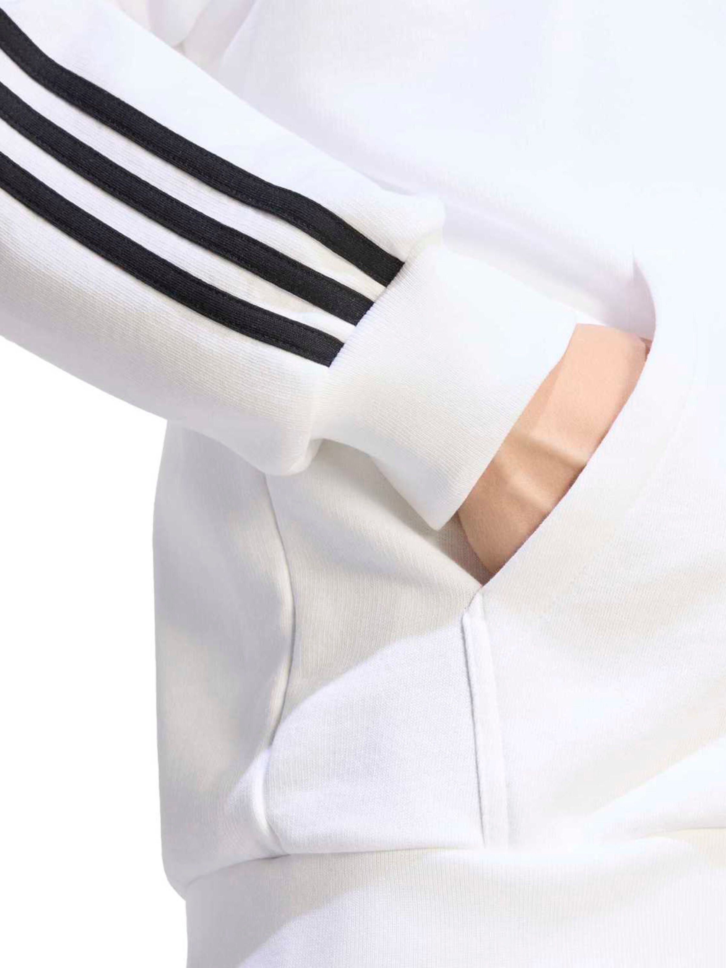 Giacca di felpa sportiva di ADIDAS SPORTSWEAR in bianco