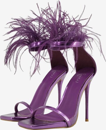 faina Strap Sandals 'Minya' in Purple