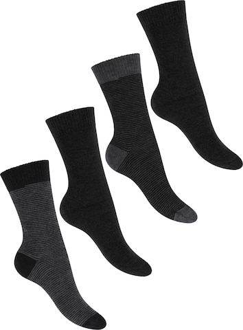 celodoro Socks 'Wollsocken' in Grey: front