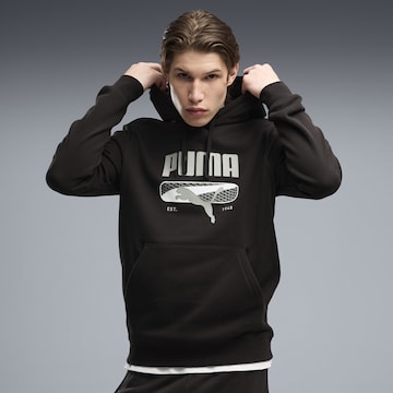 PUMA Sporttrui in Zwart: voorkant