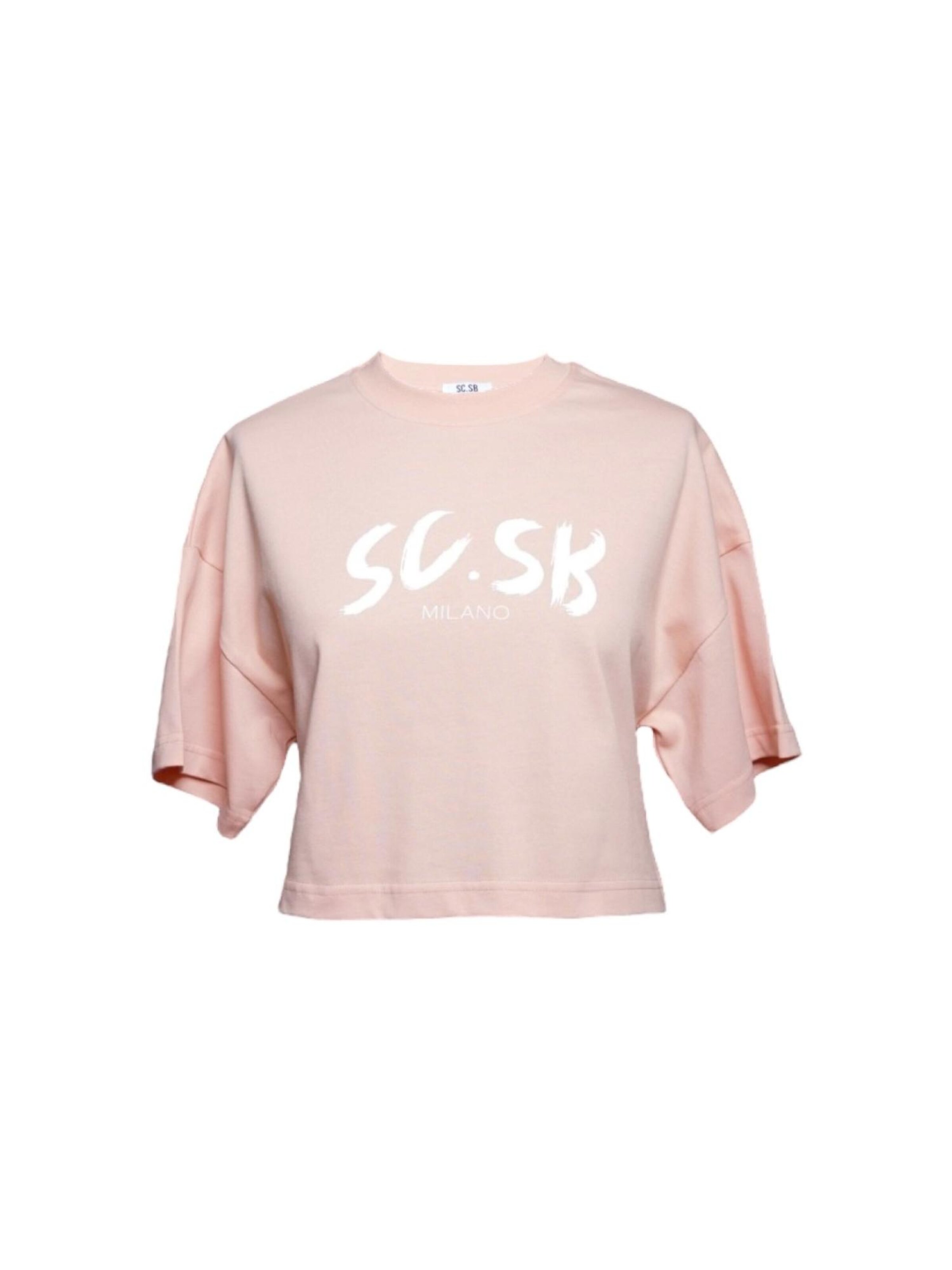 SC.SB Milano Oversized Shirt 'Milano (cropped)' in Orange: front