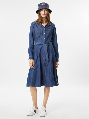 Robe-chemise TOMMY HILFIGER en bleu