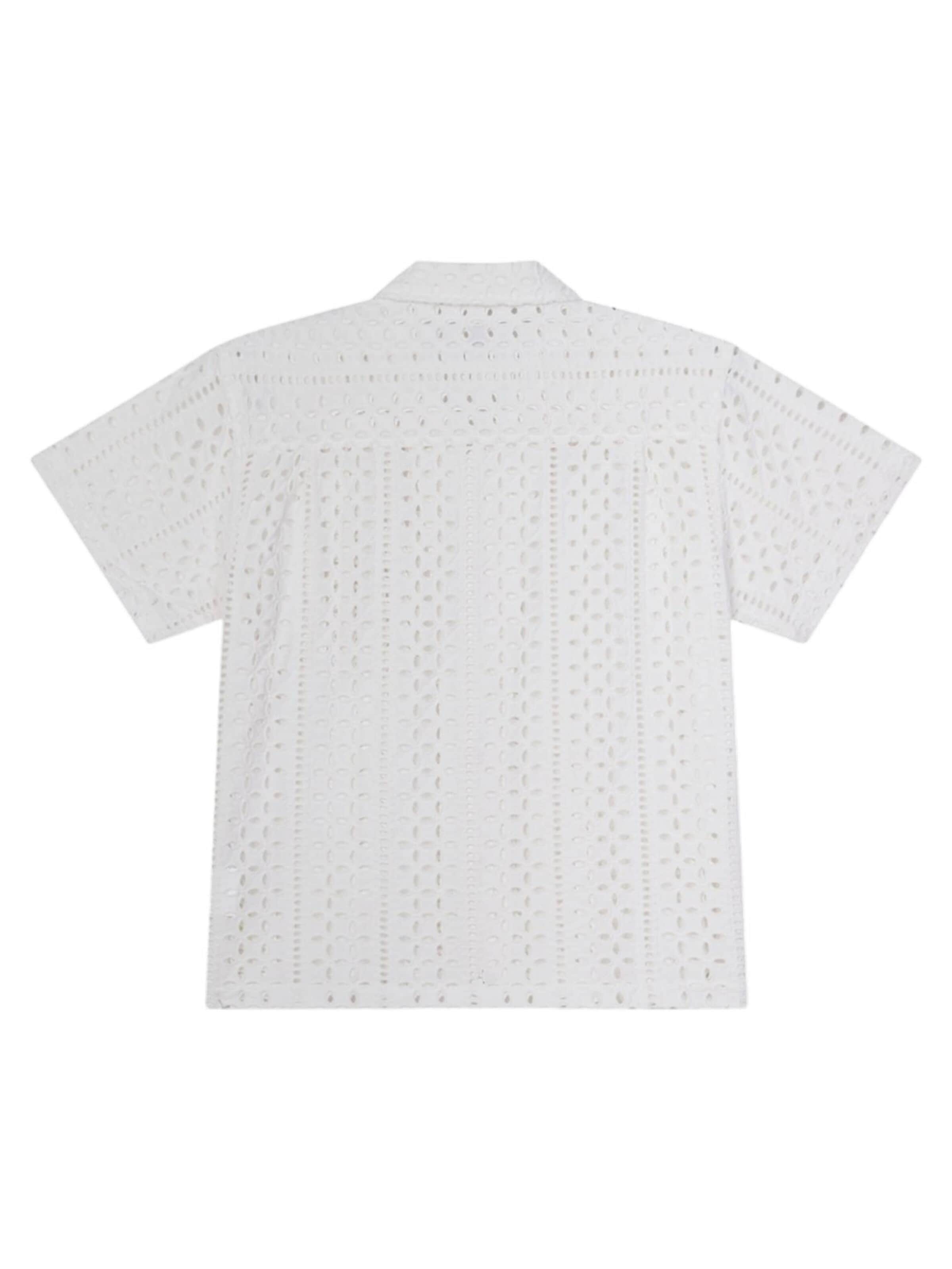 Obey Regular fit Button Up Shirt in White